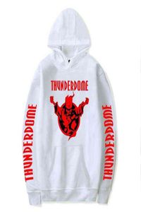 Thunderdome Men Bluet Cool Print Harajuku Bluza 80s 90s Tops Women Fashion Streetwear Male Hardcore Thunderdome Pullover G124509027