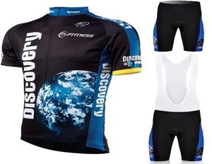 Set da corsa 2021 DISCOVERY Maglia da ciclismo Set Abbigliamento estivo Uomo039s Camicia da bici da strada Tuta da bicicletta Pantaloncini con bretelle MTB Abbigliamento Maillot 9302422