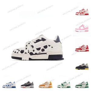 2024 Designer Kids Shoes Casual Shoes Präglade blommor Baby Boys Girls Trainers Triple White Pink Sky Blue Black Green Yellow Dot Denim Low Platform Toddler Sneakers