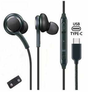 Fones de ouvido usbc jack de qualidade oem para note 10 plus s20 ultra com fio fone de ouvido samsung galaxy a8s a9s tipo c plug9424662