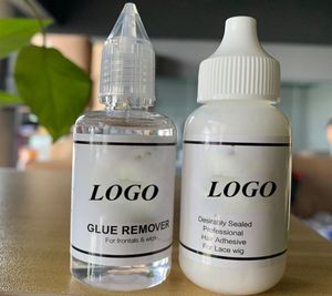 50pcs 38ml waterproof lace wig glue and 50pcs 30ml lace wig glue remover waterproof glue Strong Hold and invisible hold8813997