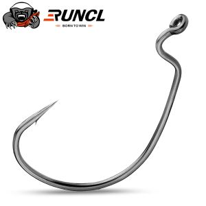 Fishhooks Runcl High Carbon Stainless Steelanbed Carp Antirust Fishing Hooks Pack