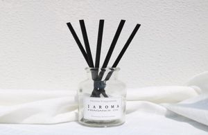 Good Factory 100pcslot 3mm20cm Rattan Fragrance rökelse Black Fiber Reed Diffuser Ersättningspåfyllning Sticks Aromatic Stick9815656