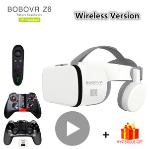 Enheter bobo bobovr z6 casque hjälm 3D VR -glasögon virtual reality bluetooth headset för smartphone smart telefonglasögon viar binoculars