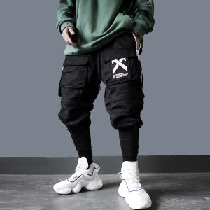 Pants April Momo 2020 Men Spring Autumn Combat Pants Byxor Streetwear Male Casual Fashion Slim Fit Hip Hop Camo Pants Outwear Men