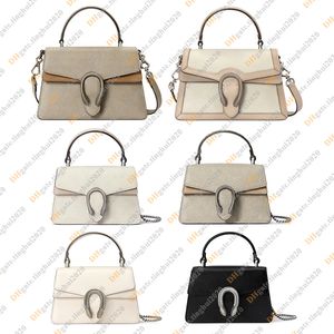 Ladies Fashion Casual Designe Luxus Totes Handtaschenkettenbeutel Umhängetaschen Crossbody Messenger Bags Top Mirror Quality 739496 752029 2 Größe Pouch Tasche