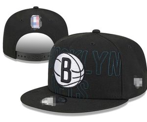 Brooklyn''nets''ball Caps 2023-24 Unisex Fashion Cotton Baseball Cap Snapback Men Women Sun Hat Embroidery Spring Summer''''cap