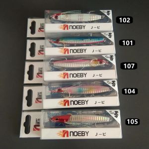 ルアーNOEBY 5PCS 95mm 40gメタルスプーンジグコイ釣りルアークランクベイトジグスプーンウォブラーベイトシーフィッシングルーサーペスカ