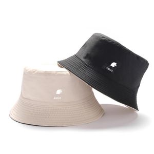 베레트 여름 캥거루 버킷 모자 남성 여성면 캐주얼 파나마 가역화 된 인쇄 UV 보호 어부 썬 도매 베레 렛 남성 디자이너 모자 672