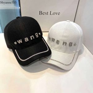 Ball Women Letter Wang Baseball Streetwear Stylowy hip -hop czapki marka czapki golfowe Rybling Sun Hats TruckerJ230227