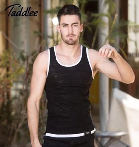 Taddlee Brand Men Tank Top Tee Shirts leveless Cotton Solid Color Fashion Fashion Casual Costary Vest 2017 New Design Muscle Closes4335008