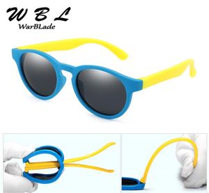 Красочные гибкие детские солнцезащитные очки, поляризационные круглые солнцезащитные очки для мальчиков и девочек, детские очки, силиконовые очки UV400 WarBLade2992837
