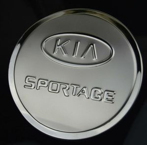For 2008 2013 2014 2015 KIA Sportage Sportage R Tank Cover Stainless Steel GasFuelOil Tank Cover Car Styling Accessories1738794