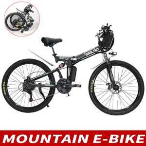 Bicycle Electric Bicycle 26 Inch 1000W 48V 20AH Smlro MX300 Folding EBike Fat Tire Lithium Battery Electric Motorcycle