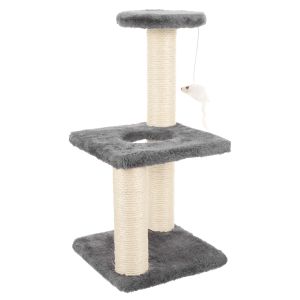 Arranhadores para gatos, quadro de escalada adorável, poste resistente ao desgaste, brinquedos para animais de estimação, chão, árvores, torres de flanela