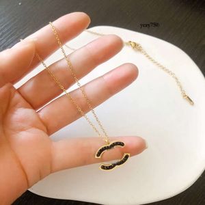 cclies channel chanelliness Fashion Women Designer Necklace Choker Pendant Chain Gold Plated Stainless Steel Letter Necklaces Wedding Jewel