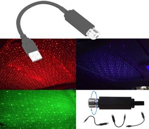 USB Mini LED Car Dach Dach Star Light Light Wewnętrzne lampa galaktyki galaktyka regulowana wielokrotne efekty oświetlenia 9865147