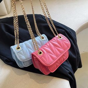 Evening Bags Embroidery Thread PU Leather Mini Crossbody For Women 2024 Trend Hand Bag Women's Shoulder Handbags Phone Purse