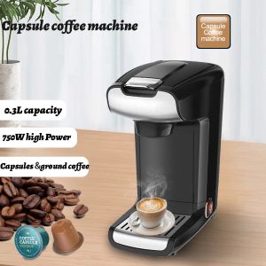 Ferramentas 750W 300ML portátil máquina de café expresso máquina de café pod café único serviço para xícaras K e café moído