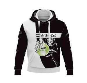 Wiosna i jesień Sprzedawanie Arctic Cat Hoodie Men Men Street Hip Hop Outdoor Sport HARUKU Pullover4161070