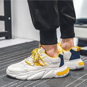 Nowe buty zwykłe buty męskie Sprężyn Sport Sports and Sneakers Buty Trendy Korean Edition Wszechstronne buty męskie Podwyższanie modnych butów