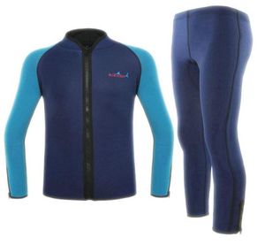 Tute OnePiece BLU DIVE Inverno Uomo 2mm Diviso in due pezzi Wet Surf Nuoto Giacca da sub Giacca dal design speciale Muta Mantieni caldo3865240