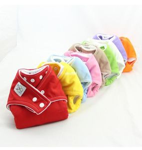 New BABY CITY One Size Cloth Snap Diapers 2PCS Reusable Washable Cloth diaper Nappy covers 9Colors8PCS insert3697570