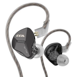 Słuchawki CCA FLA Metalowe zestaw słuchawkowy w ucha Monitor HiFi Bass Earbuds Eardphone Sport Game Muzyka DJ Dynamiczne słuchawki z mikrofonem