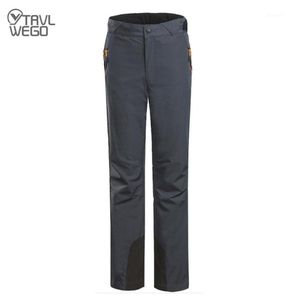 Pantaloni da sci TRVLWEGO Outdoor Ski Men Charge Pantaloni da arrampicata Due pezzi foderati in pile con abbigliamento da campeggio staccabile Uomo Molto W1986997