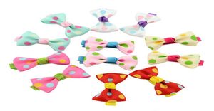 Baby Girls Bow Clips Candy Color Solid Polka Dot Flower Print Ribbon Bow Hairpin BB Hair Clips for Baby Girls Kids Hair Accessori4975333