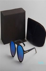 Runde Sonnenbrille Mann Frau Brillen Tom Mode 2021 Designer Sonnenbrille UV400 Ford Linsen Trend Sunglasse TF0381 mit Box1777139