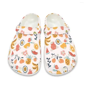 Casual Shoes Beliodome Unisex Summer Fruit Garden Clogs Water Beach Slippers Sandals Air Cushion Lightweight Women Indoor