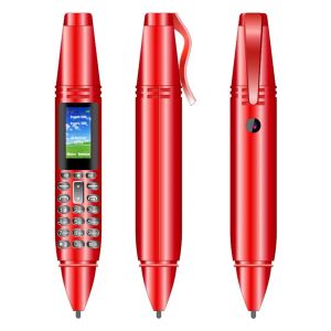 Headphones Ak007 Pen Type Mini Mobile Phone 0.96 Inch Screen Gsm Bluetoothcompatible Camera Dialer With Voice Recorder