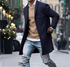 Men039s Jackets Men Coat Winter Wool Blends Trench Lapel Outwear Warm Overcoat Long Jacket Peacoat Tops3177487