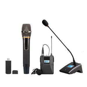 Microfones QLXD4 Fullset UHF Verdadeira Diversidade Sistema de Microfone Sem Fio para Karaokê Performances de Palco Mic Professionnel 230816