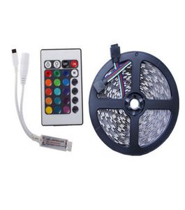 3528 RGB SMD 60 LED M LEDストリップライト24KEYミニリモートコントロール6423791