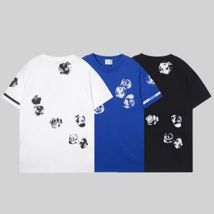 TシャツデザイナーファッションTシャツポロスメンズ女性TシャツMANカジュアルトップローズプリントシャツLuxurys衣料アジアンサイズS-3XL