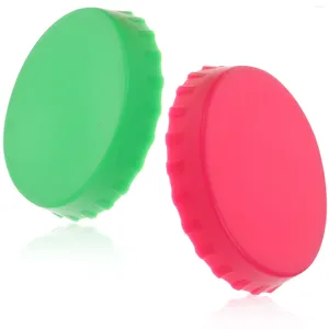 Dinnerware 2Pcs Soda Beverage Can Lid Cover Protector Silicone Covers Stopper