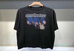 1 version Luxury Speedhunters Band Tshirt Fashion Oversize Cotton Printing Short Sleeve Men and Womens Par Designer TE T07436731