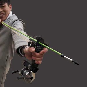 Yay ok avı balık slingshot atış catapult yay ok fırçası yay sling atış fırlatıcı tatar yayı cıvatası balık 2023 yeni yq240301