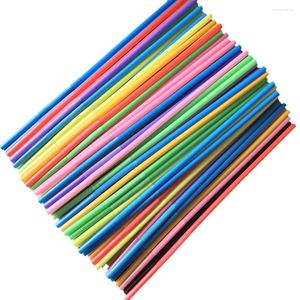 Disposable Cups Straws For Milk Tea Drinks Plastic Colored With Flexible Shapes Set Of 100 Pieces Home Bar Party Drink Straw