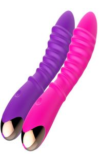 Nuovi vibratori del dildo per le donne Carica USB G Spot Massaggio del clitoride femminile Prodotti del sesso anale Impermeabili giocattoli del sesso per adulti per la donna 20126418944