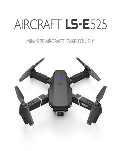 E525 4K Singledual Camera RC Drones Quadrocopter UAV WiFi FPV Huvudlöst läge HD Höjd Håll fjärrkontroll Foldbar Mini Drone4759550