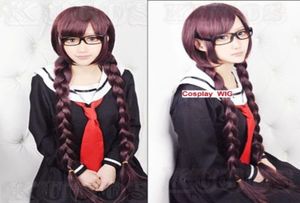 gtgtDanganronpa DanganRonpa Toko Fukawa Mode Haar Lange Cosplay Kostüm Party Perücke4791365