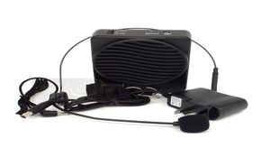 Mini altoparlante portatile da 25 W con cinturino con microfono Amplificatore vocale Booster Megafono Altoparlante per insegnare la guida turistica s Pr5442782