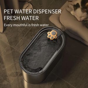 Fonte de água automática para gatos, 3l, carregamento usb, com filtro, tigela, fonte de gato para gatos, destacável, drinkbak hond