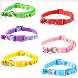 Krage 2024 1.0 Lollipop Cat Collar Pet Dog Bell Collar Dog Collar Dog Chain i lager