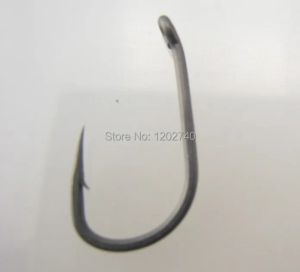 Fishhooks 100 x Wide Gape T Carp Hooks, Micro Barbed for Different Carp Rigs in Various Sizes and Colors for Carp Fishings