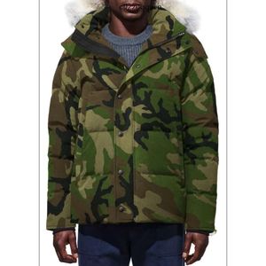 Inverno Fourrure Down Parka Homme Jassen Chaquetas Casacos Casacos de pele de lobo com capuz Fourrure Manteau Wyndham Canadá Jaqueta Casaco Hiver Doudoune Mens 400