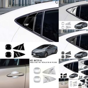 New New New Carbon Fiber Car Side Door Handle Bowl Trim Cover For Toyota Prius 60 Series 5Th Generation Zvw60 Zvw65 Mxwh60 Mxwh65 K0n2